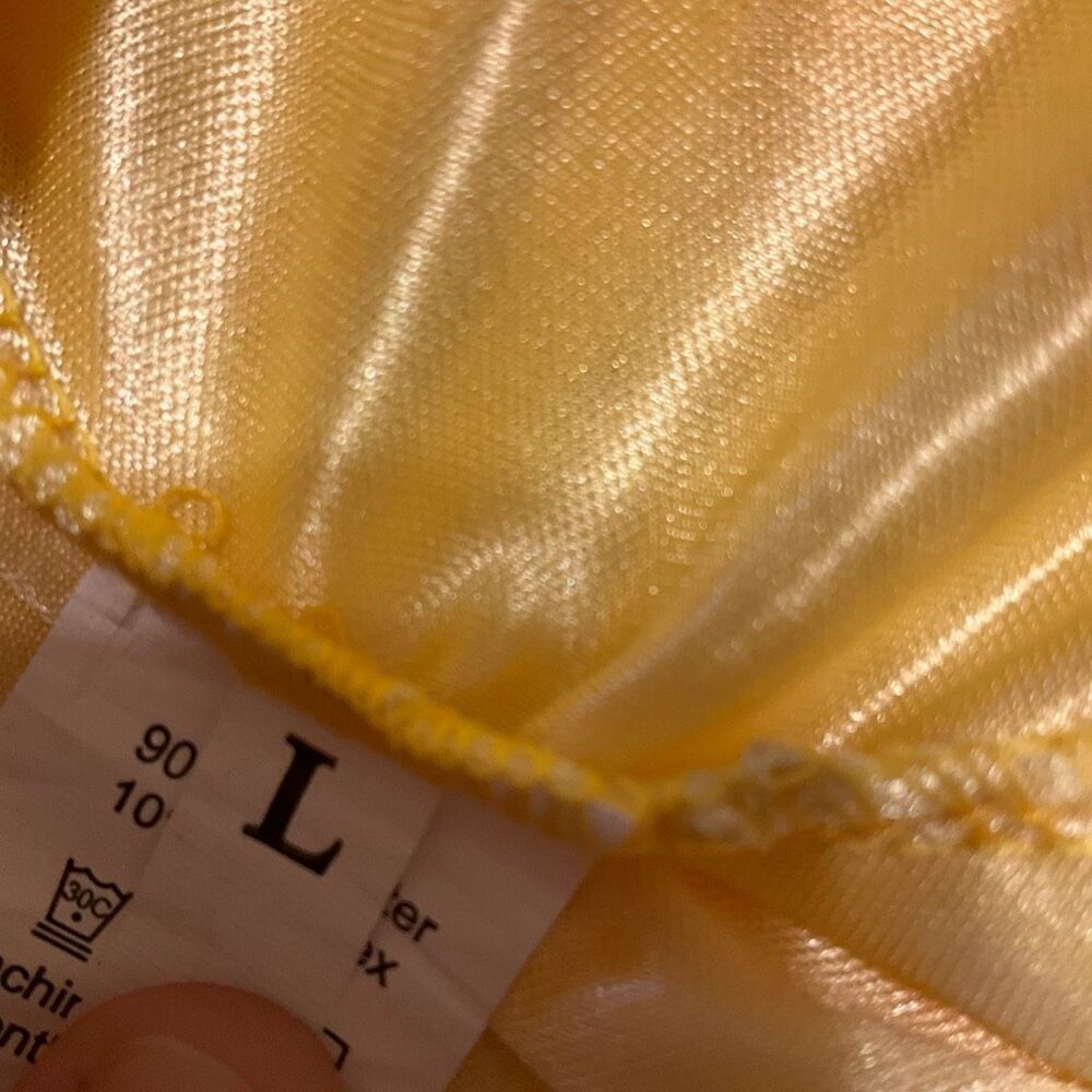 Lace overlay Sheer ZigZag Off Shoulder Pullover Minidress, L. Marigold! Volup! - Picture 14 of 16